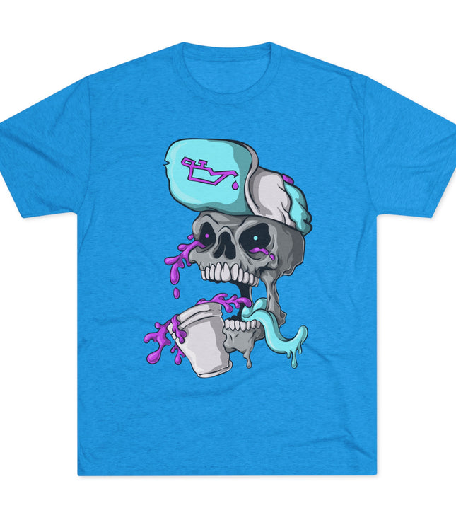 Leaned Out Skull Tri-Blend T-Shirt