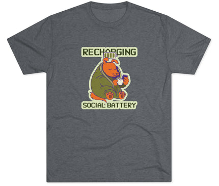 Recharging Social Battery Tri-Blend T-Shirt