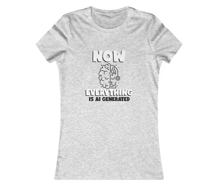 AI Generated Women's Favorite Tee