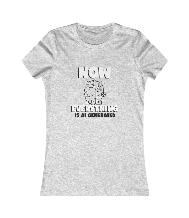 AI Generated Women's Favorite Tee