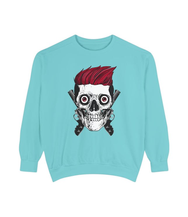 Skull With Guns Premium Sweatshirt