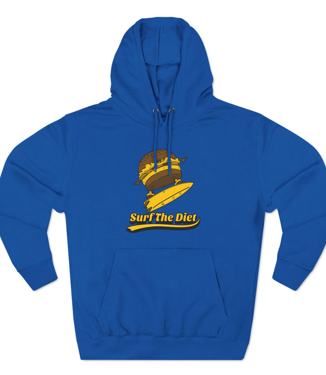 Surf The Diet Premium Pullover Hoodie