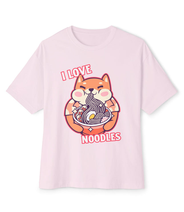 I Love Noodles Oversized T-Shirt