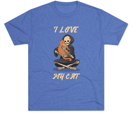 I Love My Cat Tri-blend T-Shirt