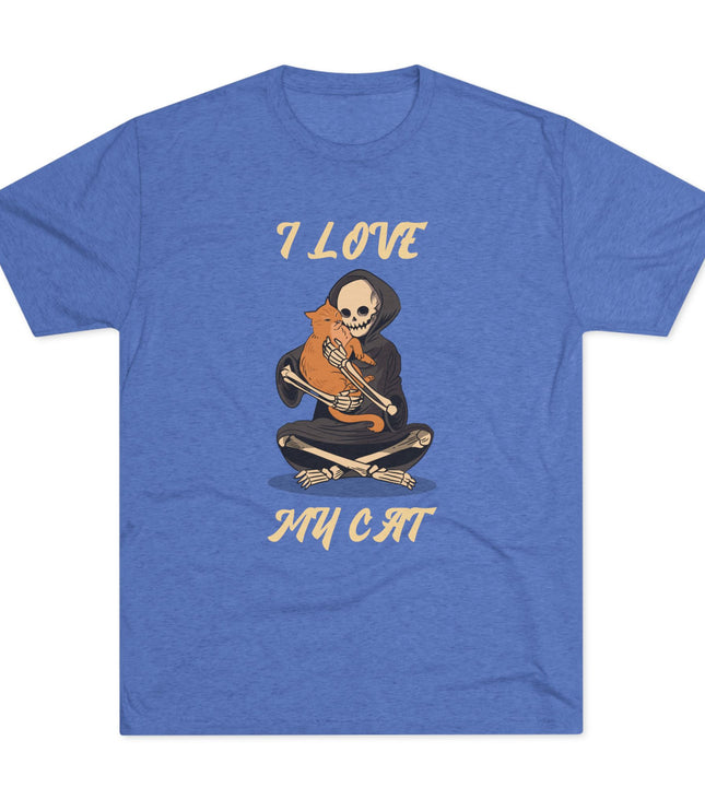 I Love My Cat Tri-blend T-Shirt