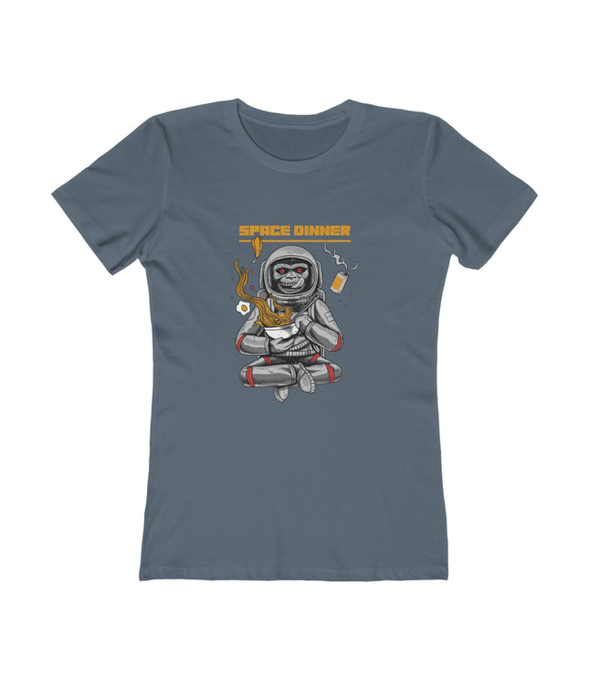 Space Dinner Women's Boyfriend Tee