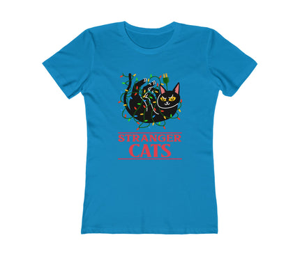 Stranger Cats Women's Boyfriend Tee