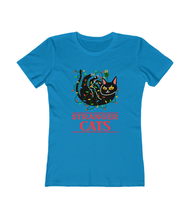 Stranger Cats Women's Boyfriend Tee