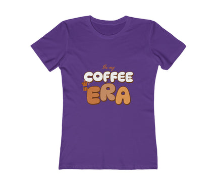 In My Coffee Era Women's Boyfriend Tee