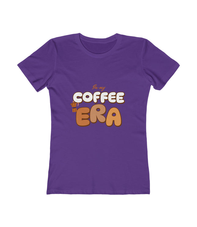In My Coffee Era Women's Boyfriend Tee