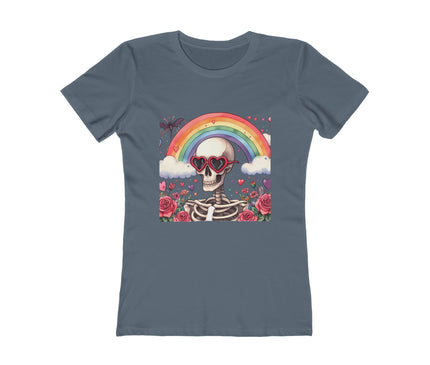 Spring Skull Women's Boyfriend Tee