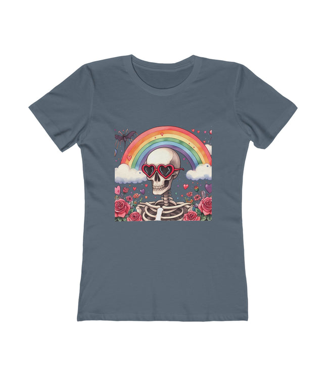 Spring Skull Women's Boyfriend Tee