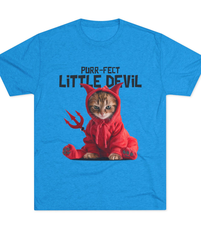 Purr-fect Little Devil Tri-Blend T-Shirt