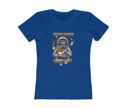 Space Dinner Women's Boyfriend Tee
