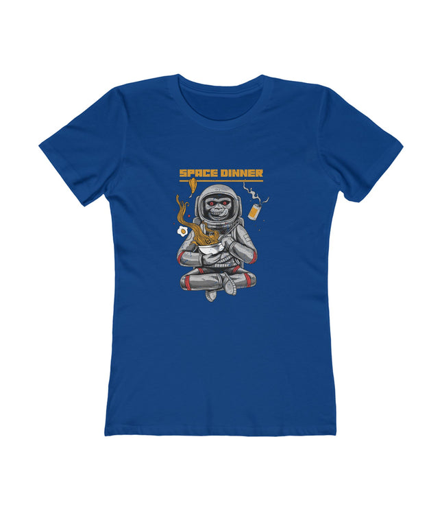 Space Dinner Women's Boyfriend Tee