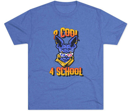 2 Cool 4 School Tri-Blend T-Shirt