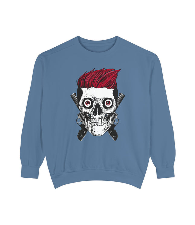 Skull With Guns Premium Sweatshirt