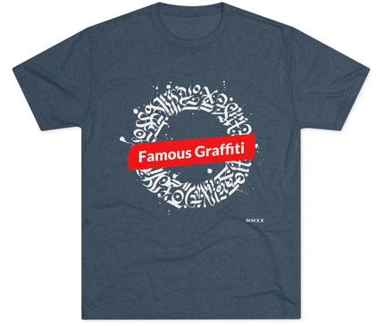 Famous Graffiti Tri-Blend T-Shirt