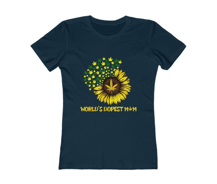 World's Dopest Mom Women's Boyfriend Tee