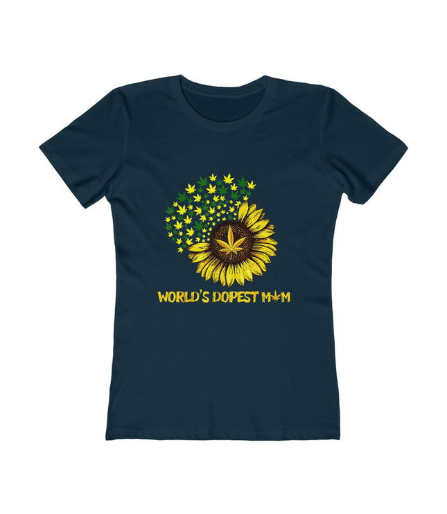 World's Dopest Mom Women's Boyfriend Tee