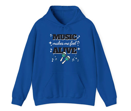 Music Makes Me Feel Alive Classic Hoodie