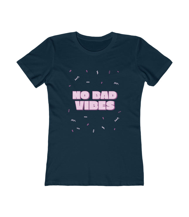 No Bad Vibes Women's Boyfriend Tee