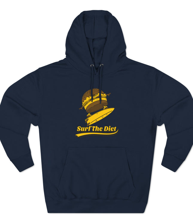 Surf The Diet Premium Pullover Hoodie