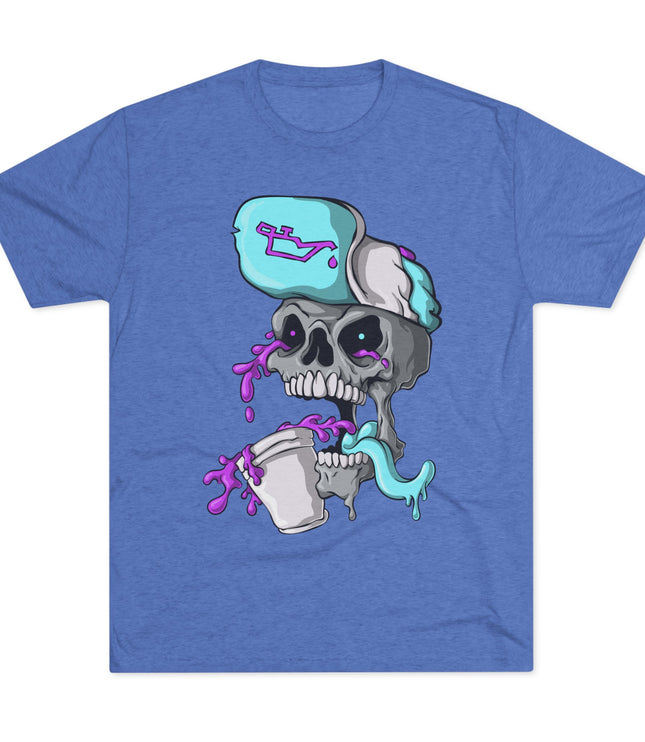 Leaned Out Skull Tri-Blend T-Shirt