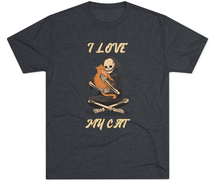 I Love My Cat Tri-blend T-Shirt