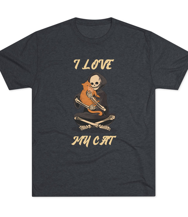 I Love My Cat Tri-blend T-Shirt