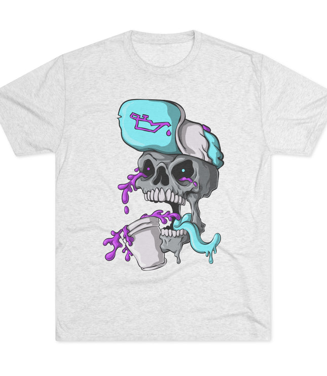 Leaned Out Skull Tri-Blend T-Shirt