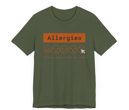 Allergies Jersey T-Shirt