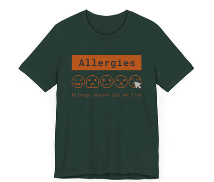 Allergies Jersey T-Shirt