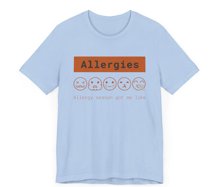 Allergies Jersey T-Shirt