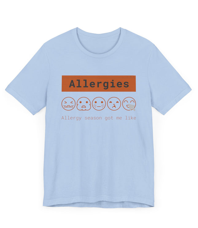 Allergies Jersey T-Shirt