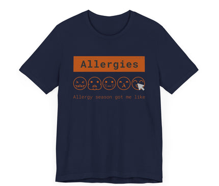 Allergies Jersey T-Shirt