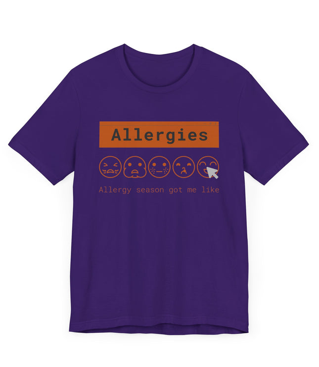 Allergies Jersey T-Shirt