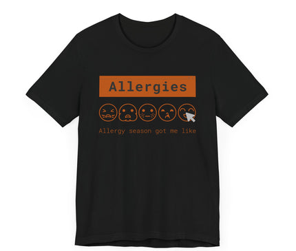 Allergies Jersey T-Shirt