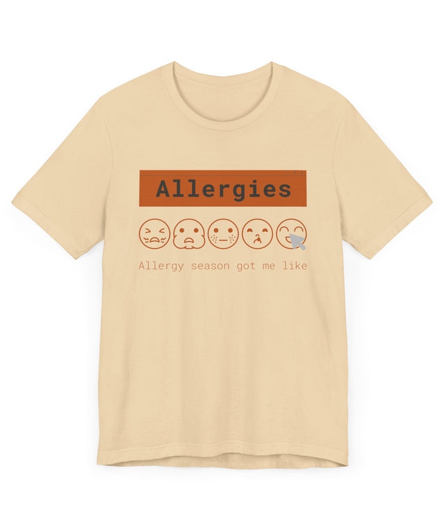 Allergies Jersey T-Shirt