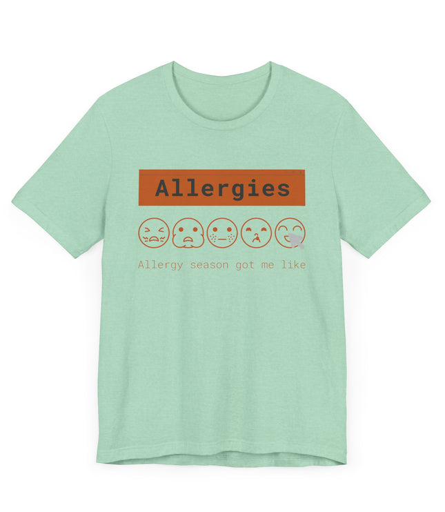 Allergies Jersey T-Shirt