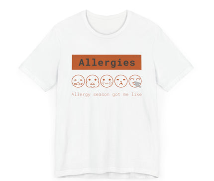 Allergies Jersey T-Shirt