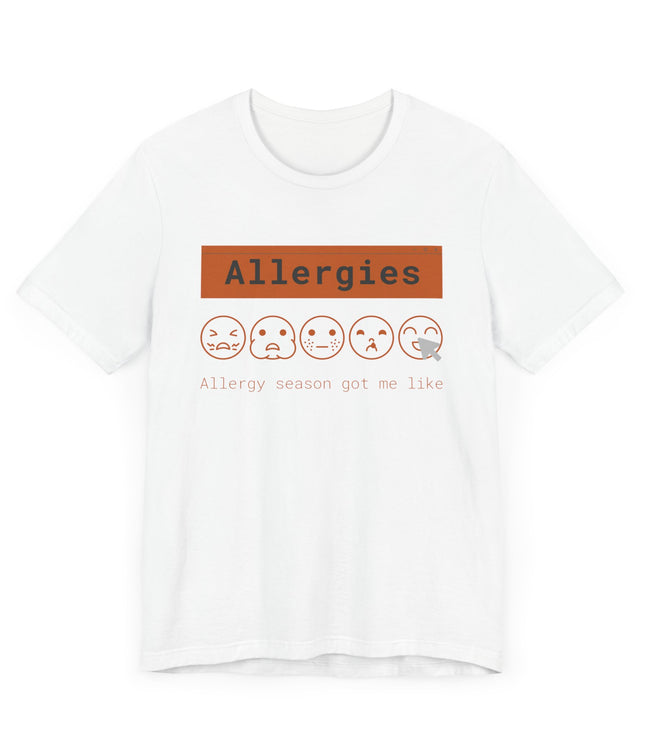 Allergies Jersey T-Shirt