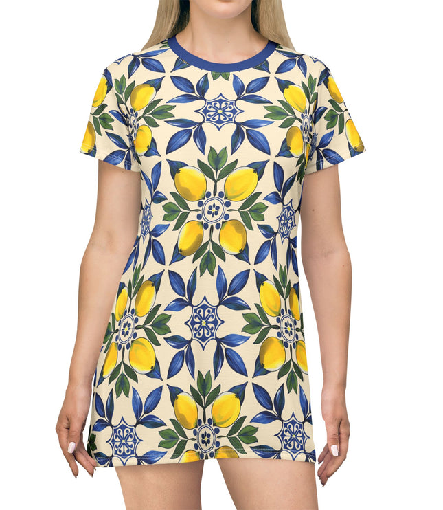 Lemonade Print Women's Tee Dress