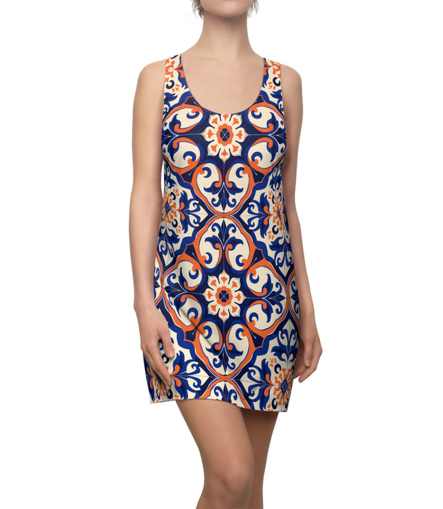 Vector Art Print Racerback Dress