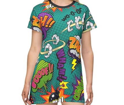 Zap Boom Women's Tee Dress