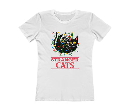 Stranger Cats Women's Boyfriend Tee