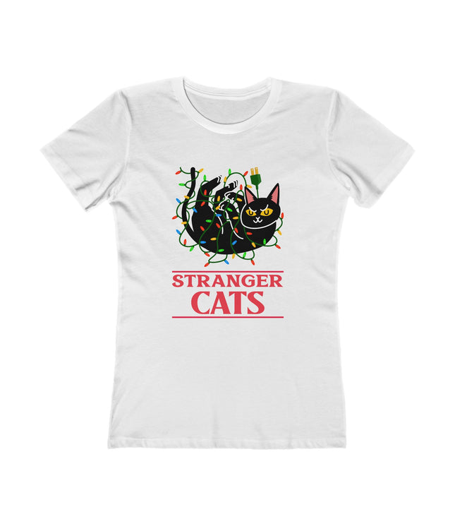 Stranger Cats Women's Boyfriend Tee