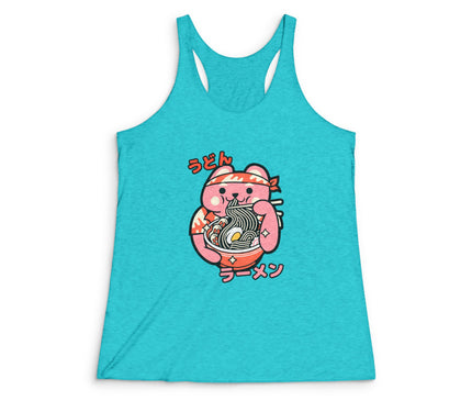 Ramen Lover Women's Tri-Blend Racerback Tank