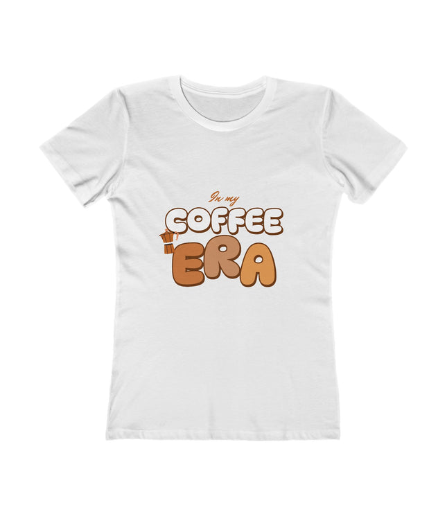 In My Coffee Era Women's Boyfriend Tee