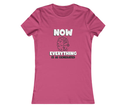 AI Generated Women's Favorite Tee